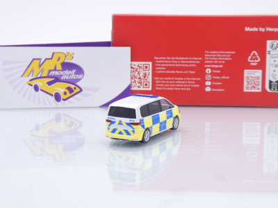 Preview: Herpa 098670 # Volkswagen VW Multivan Einsatzwagen " Politie Belgien " 1:87