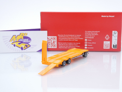 Preview: Herpa 076135-008 # Goldhofer TU3 Anhänger 3-achs " kommunalorange " 1:87