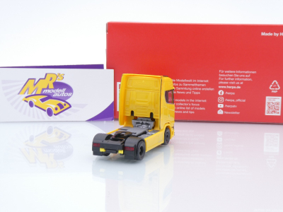 Preview: Herpa 310116-005 # Scania CS20 HD 2-achs Zugmaschine + Lampenbügel " gelb " 1:87