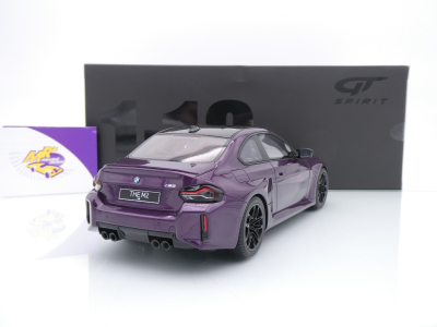 Preview: GT Spirit GT946 # BMW M2 (G87) Coupe Baujahr Baujahr 2023 " Twilight Purple Metallic " 1:18
