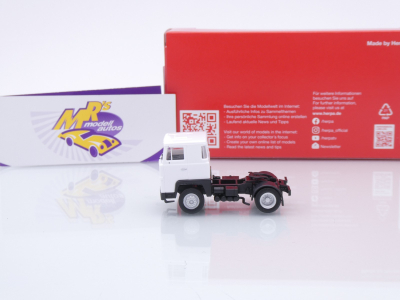 Preview: Herpa 318969-002 # Scania 111 2-achs Zugmaschine " weiß " 1:87