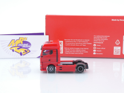 Preview: Herpa 319751 # MAN eTGX GX 2-achs 6x2 Zugmaschine " rot " 1:87
