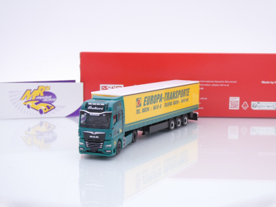 Herpa 319874 # MAN TGX GX Gardinenplanen-SZ " Rubart Europa-Transporte " 1:87