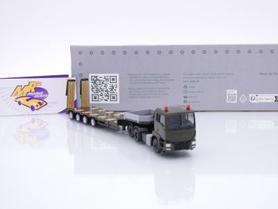 Preview: Herpa 747233 # MAN TGS M Semitieflade-Sattelzug " Serbische Streitkräfte " 1:87