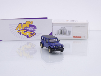 Preview: Micro City / Herpa 87MC000013 # Jeep Wrangler Baujahr 2017 " dunkelblau " 1:87
