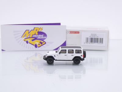 Preview: Micro City / Herpa 87MC000012 # Jeep Wrangler Baujahr 2017 " weiß " 1:87