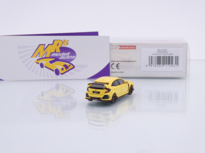 Preview: Micro City / Herpa 87MC000044 # Honda Civic Type R Baujahr 2015 " gelb " 1:87