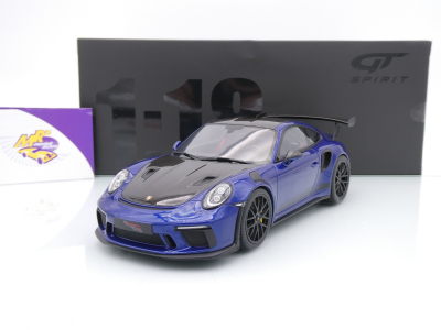 GT Spirit GT526 # Porsche 911 991.2 GT3 RS Weissach Package Baujahr 2018 " dunkelblaumetallic-carbon  " 1:18