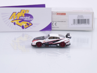 Preview: Micro City  Herpa 87MC000048 # Nissan Skyline GTR R35 Baujahr 2007 " Liberty Walk " 1:87