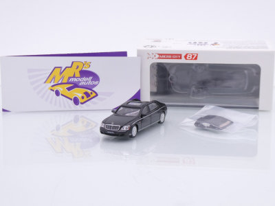 Micro City / Herpa 87MC000033 # Mercedes Maybach 62S Baujahr 2002 " schwarz " 1:87
