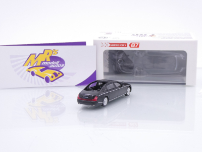 Preview: Micro City / Herpa 87MC000033 # Mercedes Maybach 62S Baujahr 2002 " schwarz " 1:87