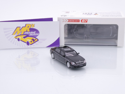 Preview: Micro City / Herpa 87MC000033 # Mercedes Maybach 62S Baujahr 2002 " schwarz " 1:87