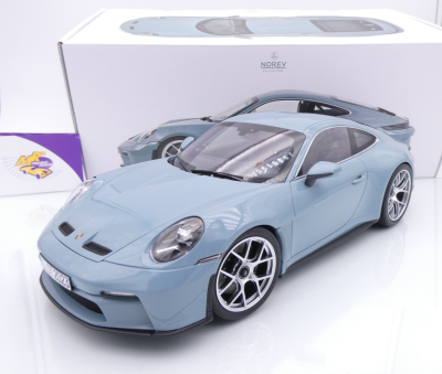 Norev 127550 # Porsche 911 (992) S/T Coupe Baujahr 2023 " meissenblau " 1:12