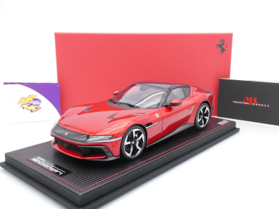 MR Collection FE043SE3 # Ferrari 12 Cilindri V12 Baujahr 2024 " Rosso Magma " 1:18
