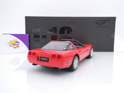 Preview: GT Spirit GT537 # Chevrolet Corvette C4 Cabrio Baujahr 1995 " Torch Red " 1:18