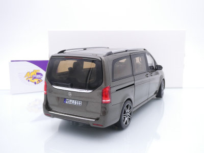 Preview: Norev 183873 # Mercedes-Benz V-Klasse AMG Baujahr 2018 " Indiumgraumetallic " 1:18