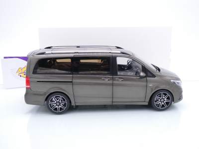 Preview: Norev 183873 # Mercedes-Benz V-Klasse AMG Baujahr 2018 " Indiumgraumetallic " 1:18