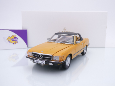 Norev 183350 # Mercedes-Benz 450 SL Cabrio Baujahr 1975 " Cayenne Orange " 1:18