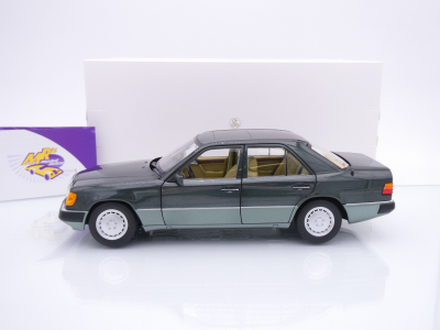 Preview: Norev 183952 # Mercedes-Benz 230E W124 Limousine Baujahr 1990 " grünmetallic " 1:18