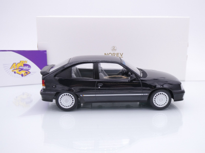 Preview: Norev 183617 # Opel Kadett GSi Baujahr 1991 schwarzmetallic " Helmut Schmidt " 1:18