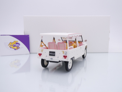 Preview: Norev 181804 # Citroen Mehari Baujahr 2023 " Eden Sorbet White & Pink " 1:18