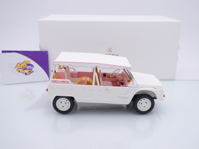 Preview: Norev 181804 # Citroen Mehari Baujahr 2023 " Eden Sorbet White & Pink " 1:18