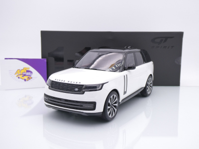 GT Spirit GT533 # Land Range Rover Autobiography P530 Baujahr 2024 " Fujiweiß" 1:18