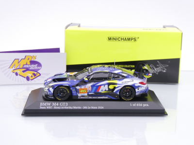 Preview: Minichamps 410242446 # BMW M4 GT3 #46 24h Le Mans 2024 " WRT Valle Rossi " 1:43
