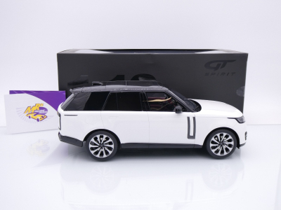 Preview: GT Spirit GT533 # Land Range Rover Autobiography P530 Baujahr 2024 " Fujiweiß" 1:18