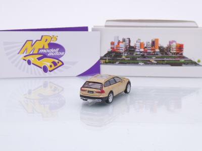 Preview: Micro City Herpa 87MC000021 # Volvo V90 Kombi Baujahr 2017 " goldmetallic " 1:87