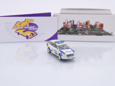 Preview: Micro City Herpa 87MC000035 # Volvo V90 Kombi Baujahr 2017 " Polis Schweden " 1:87