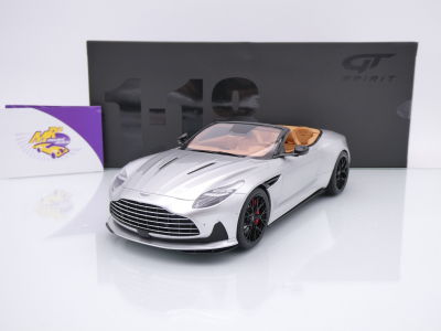GT Spirit GT945 # Aston Martin DB12 Volante Baujahr 2023 " silbermetallic " 1:18