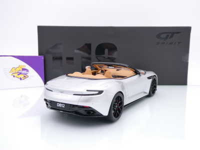 Preview: GT Spirit GT945 # Aston Martin DB12 Volante Baujahr 2023 " silbermetallic " 1:18