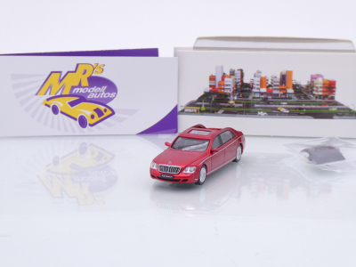 Micro City / Herpa 87MC000025 # Mercedes Maybach 62S Baujahr 2002 " rotmetallic " 1:87