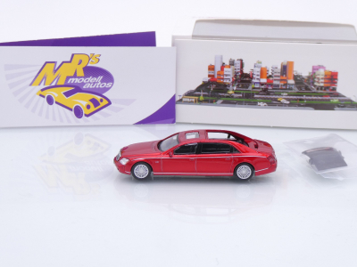 Preview: Micro City / Herpa 87MC000025 # Mercedes Maybach 62S Baujahr 2002 " rotmetallic " 1:87