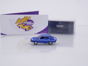 Preview: Norev 511255 # Renault 12 Gordini Limousine Baujahr 1971 " bleu de France " 1:87