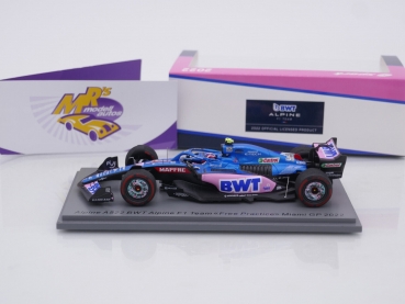 Preview: Spark S8521 # Alpine A522 BWT F1 Nr.31 FP1 Miami GP 2022 " Esteban Ocon " 1:43