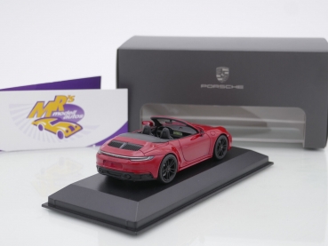 Preview: Minichamps WAP0200320PCGC # Porsche 911 (992) Carrera GTS Cabrio Baujahr 2019 rot 1:43
