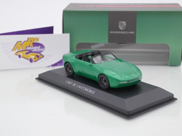Preview: Minichamps WAP0209860NART # Porsche 968 " L'Art De L'Automobile " Cabrio in grünmetallic 1:43