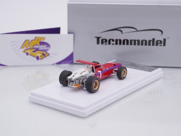 Preview: Tecnomodel TM43-18D # Ferrari F 312 Nr.7 F1 Watkins Glen GP 1968 " Derek Bell " 1:43 Nur 100 Stück !!