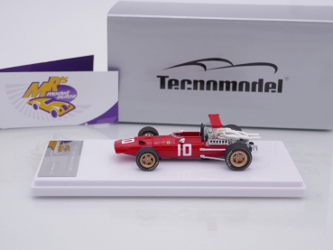 Preview: Tecnomodel TM43-18B # Ferrari F 312 Nr.10 F1 Niederlande GP 1968 " Jacky Ickx " 1:43 Nur 80 Stück !!