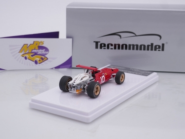 Preview: Tecnomodel TM43-18B # Ferrari F 312 Nr.10 F1 Niederlande GP 1968 " Jacky Ickx " 1:43 Nur 80 Stück !!