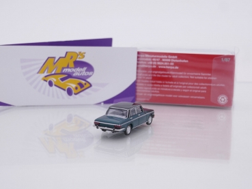 Preview: Herpa 430746-003 # Simca 1301 Limousine " dunkelgrünmetallic-schwarz " 1:87