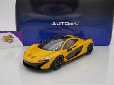 AUTOart 76067 # McLaren P1 Baujahr 2015 " Volcano Yellow / Carbon " 1:18