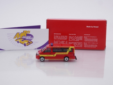 Preview: Herpa 097253 # VW Crafter FD rot-gelb " Feuerwehr Frechen " 1:87