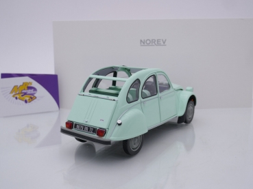 Preview: Norev 181486 # Citroen 2CV Club Baujahr 1982 " mintblau " 1:18