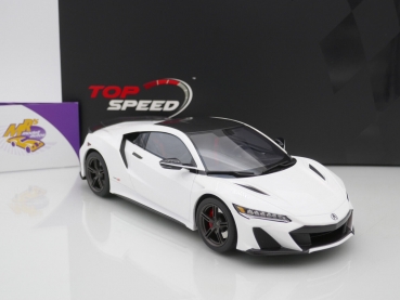 Preview: Top Speed TS0420 # Acura NSX Type S Coupe Baujahr 2022 " weiß (130R White) " 1:18