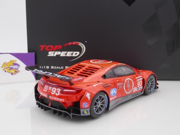 Preview: Top Speed TS0446 # Acura NSX GT3 EVO22 Nr.93 12h Sebring 2022 " WTR Racers Edge Motorsport " 1:18