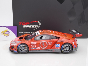 Preview: Top Speed TS0446 # Acura NSX GT3 EVO22 Nr.93 12h Sebring 2022 " WTR Racers Edge Motorsport " 1:18
