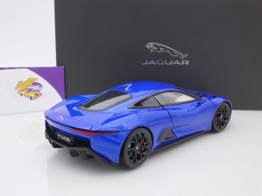 Preview: Almost Real 810606 # Jaguar C-X75 Sportwagen Baujahr 2010 " blaumetallic " 1:18